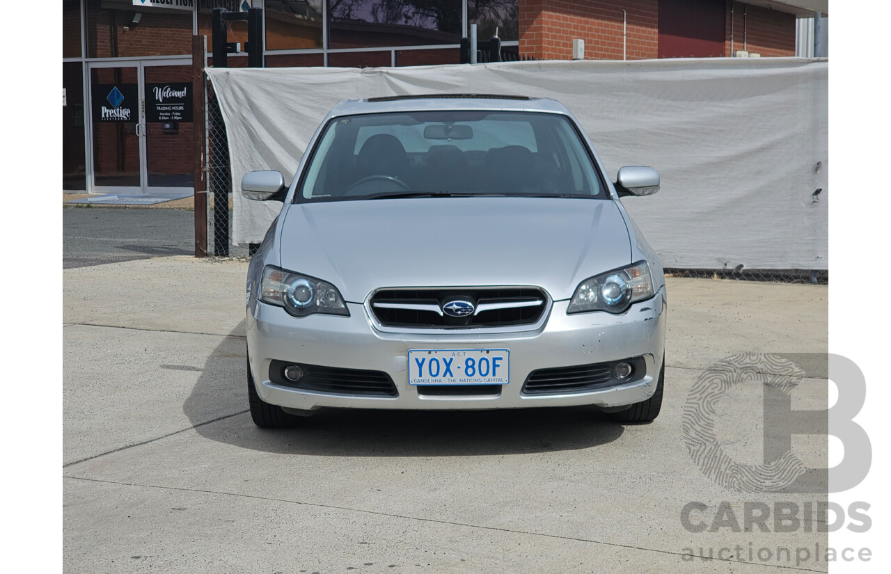 7/2004 Subaru Liberty 3.0r-B MY05 4d Sedan Silver 3.0L