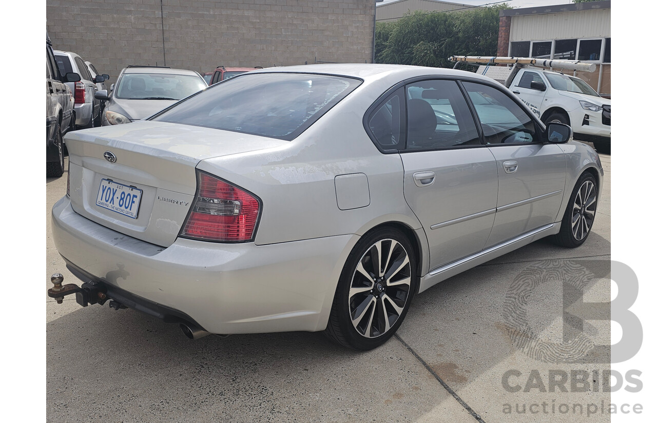 7/2004 Subaru Liberty 3.0r-B MY05 4d Sedan Silver 3.0L