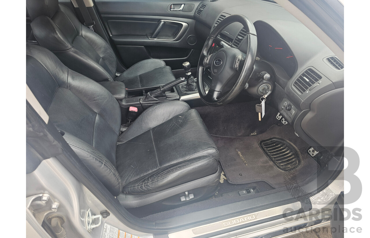 7/2004 Subaru Liberty 3.0r-B MY05 4d Sedan Silver 3.0L