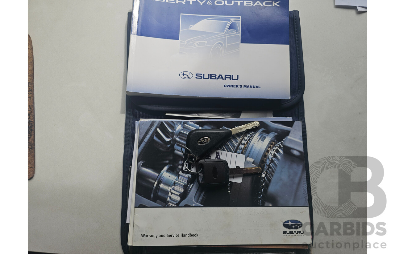 7/2004 Subaru Liberty 3.0r-B MY05 4d Sedan Silver 3.0L
