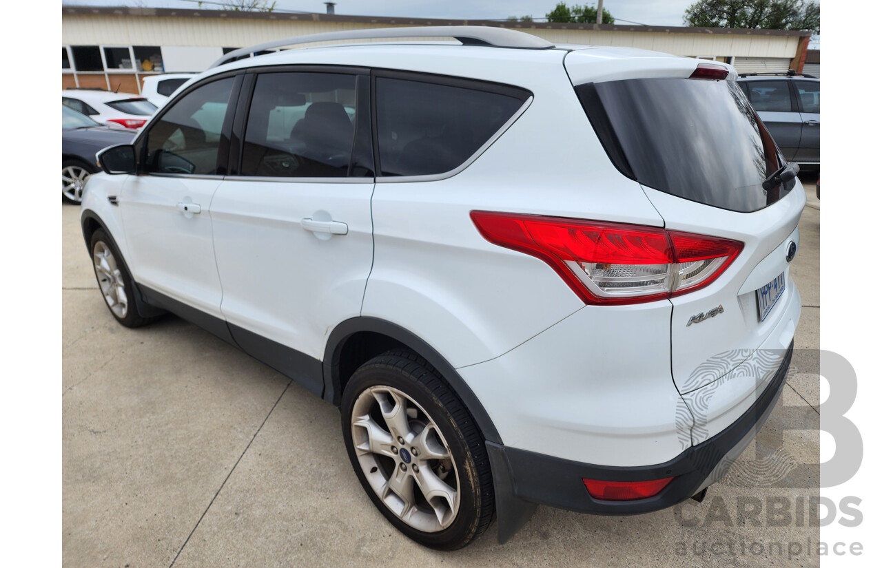 12/2013 Ford Kuga Titanium (awd) TF 4d Wagon White 2.0L