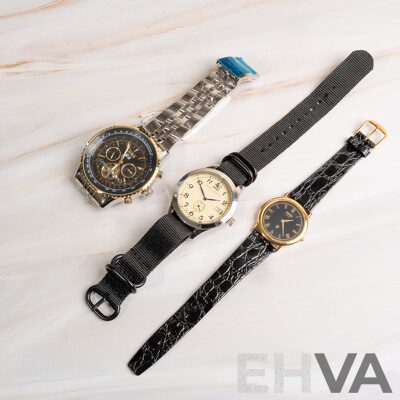 Gerber Watch & Pen Set, Smart Turnout Watch and Forsining Watch Co. Ltd Jaguar Watch