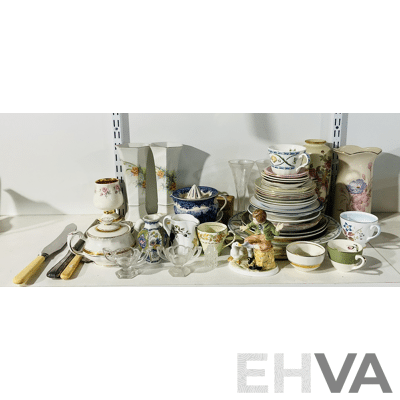 Large Collection of Vintage Tableware Including Cutlery, Porcelain Examples and Much More