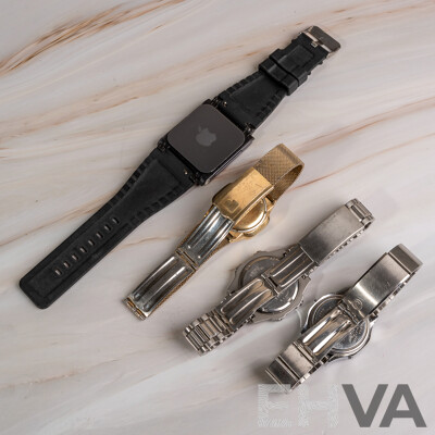 Collection of (4) Vintage Digital Watches Including Apple, Seiko, Pulsar, Beltime