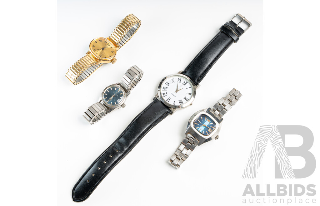 Vintage Manual Winding Ladies Watches - Oris Star, Eterna-matic, Orient Automatic