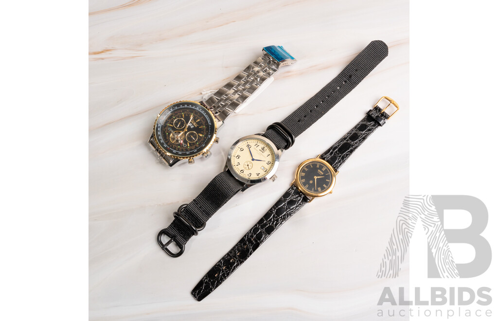 Gerber Watch & Pen Set, Smart Turnout Watch and Forsining Watch Co. Ltd Jaguar Watch