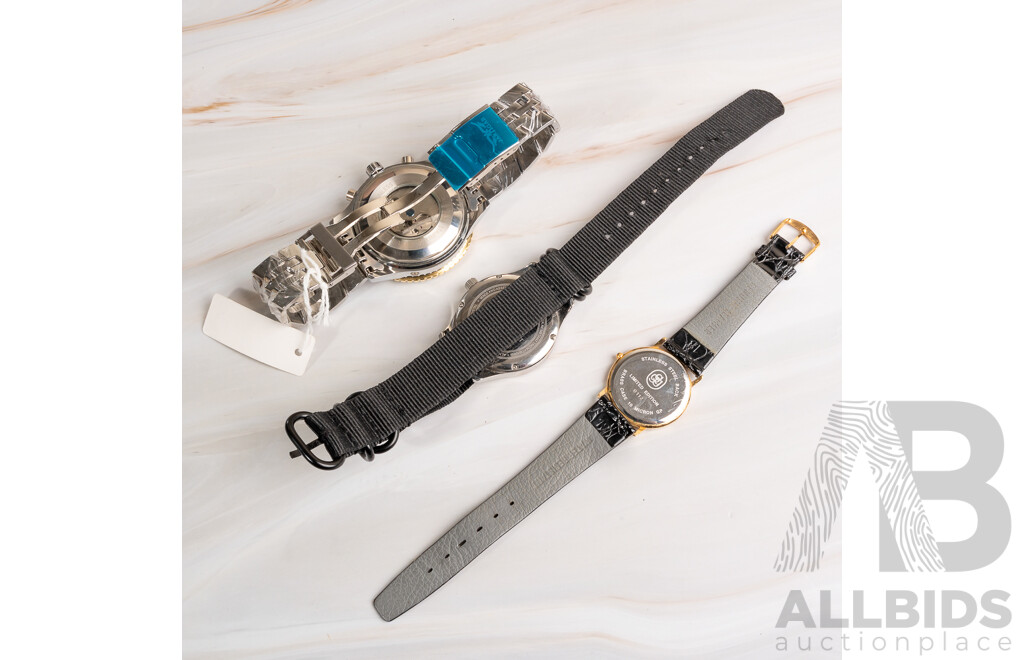 Gerber Watch & Pen Set, Smart Turnout Watch and Forsining Watch Co. Ltd Jaguar Watch