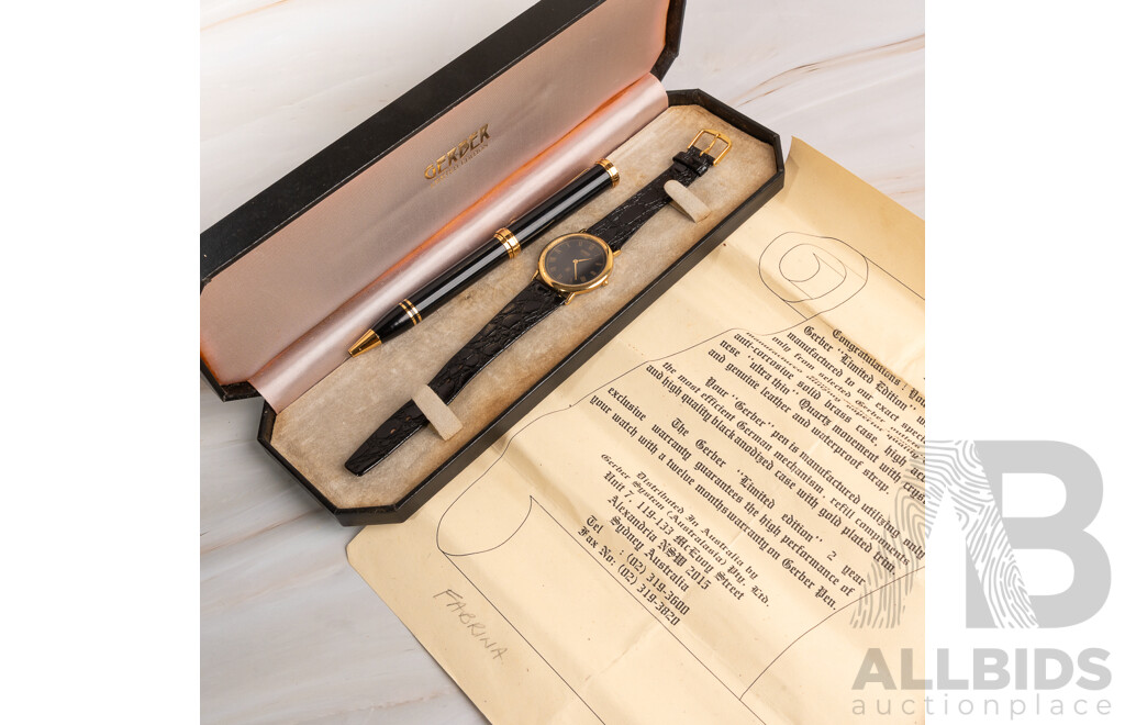 Gerber Watch & Pen Set, Smart Turnout Watch and Forsining Watch Co. Ltd Jaguar Watch