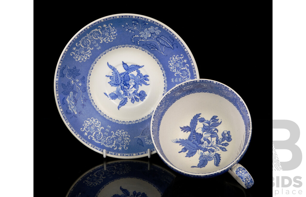 Spode the Spode Blue Room Collection Giant Tea Cup in Camilla Pattern