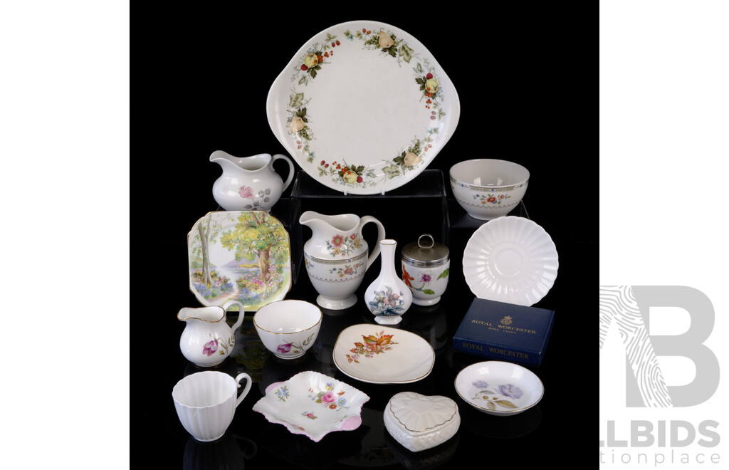 Collection Quality Porcelain Including Royal Doulton, Royal Worcester, Belleek & More