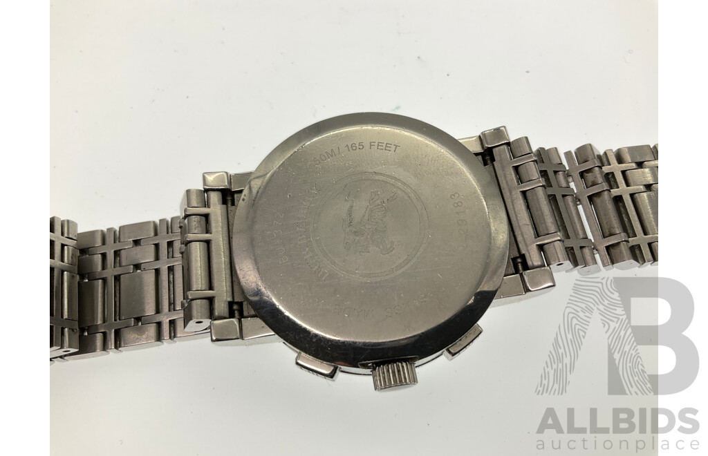 Burberry BU1372 Mens Swiss Made Watch