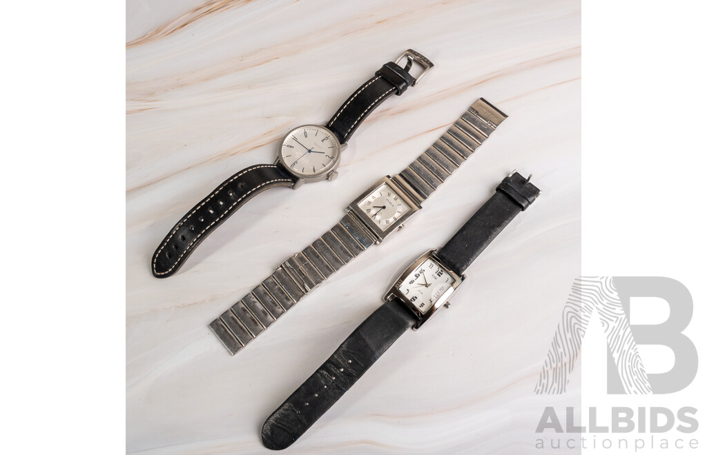 Collection of Analogue Dress Watches Including Tsovet, Furla and Esse