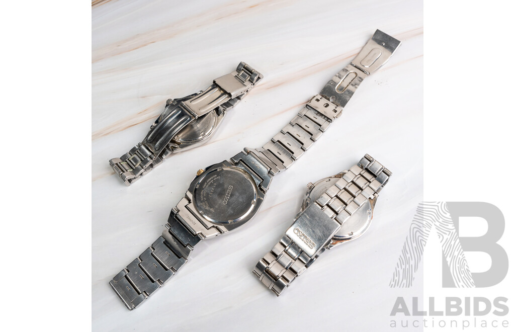 Seiko Vintage (3) Watch Collection, 7N43-8320, 7N42-0BT0, 7N43-0BF0