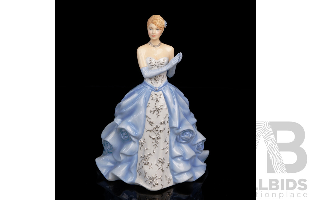 Hand Made and Decorated Royal Doulton Porcelain Figure of the Year 2013, Catherine, HN 5586