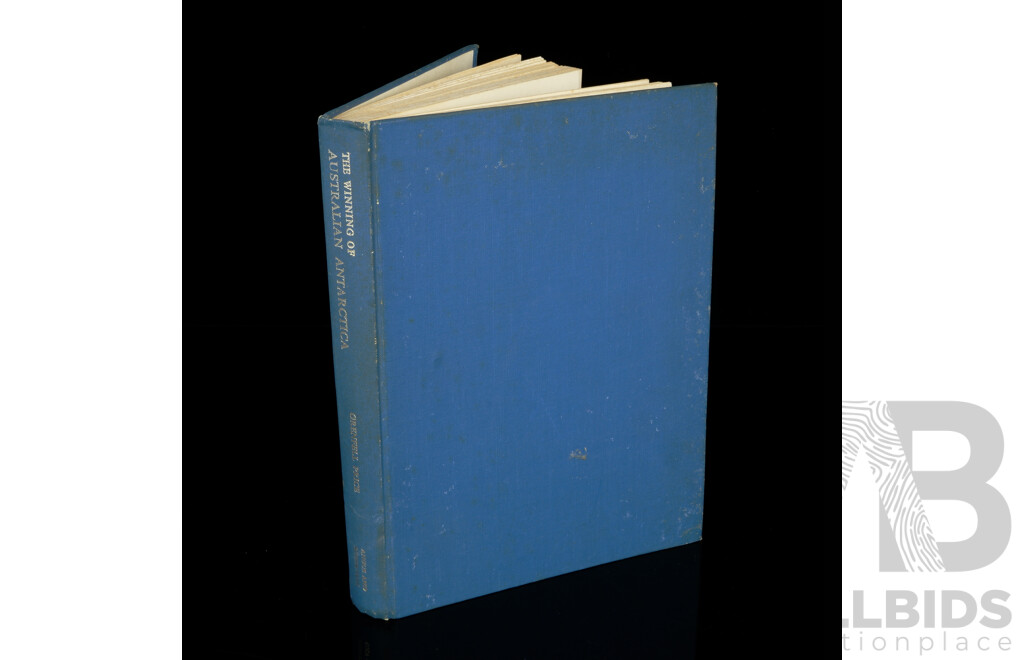 First Edition, The Winning of Australian Antarctic, A. Grenfell Price, Angus & Robertson, 1962, Cloth Bound Hardcover