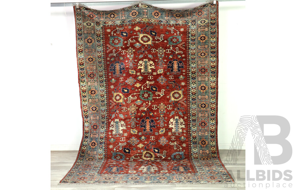 Hand Knotted Afghan Soft Wool Main Carpet