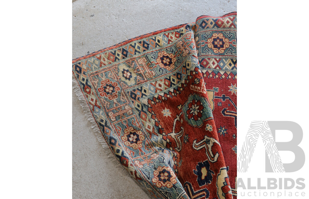 Hand Knotted Afghan Soft Wool Main Carpet