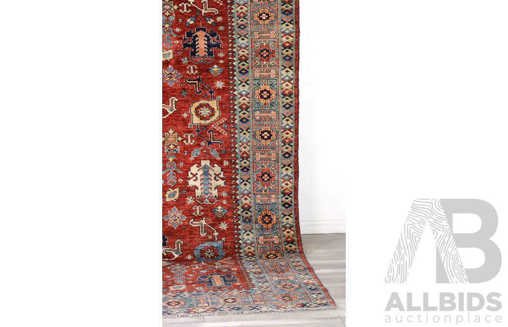 Hand Knotted Afghan Soft Wool Main Carpet