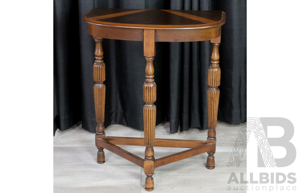 Art Deco Veneered Hall Table