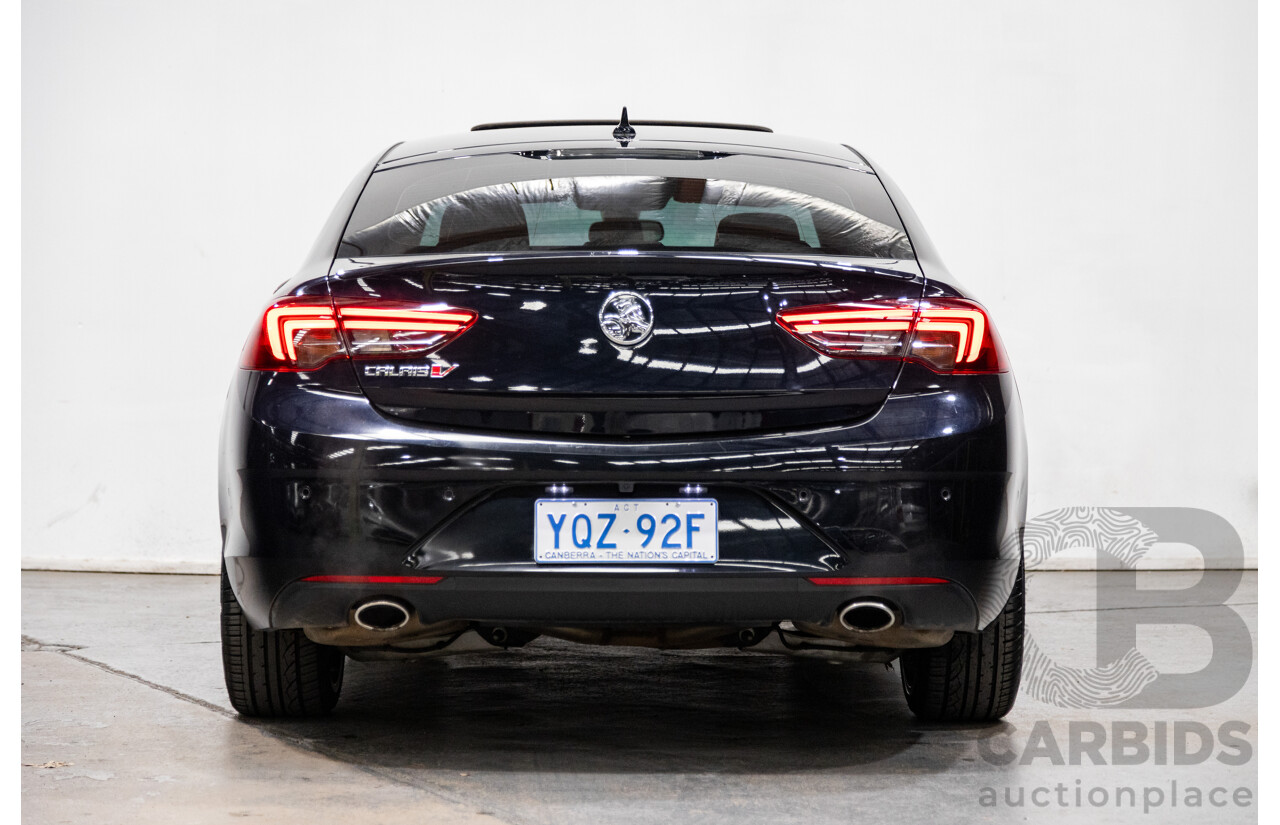 08/2018 Holden Calais V (AWD) ZB MY18 4d Sedan Darkmoon Blue Metallic 3.6L