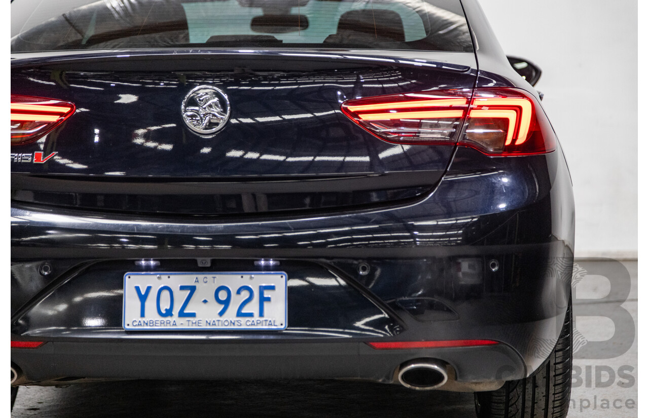 08/2018 Holden Calais V (AWD) ZB MY18 4d Sedan Darkmoon Blue Metallic 3.6L