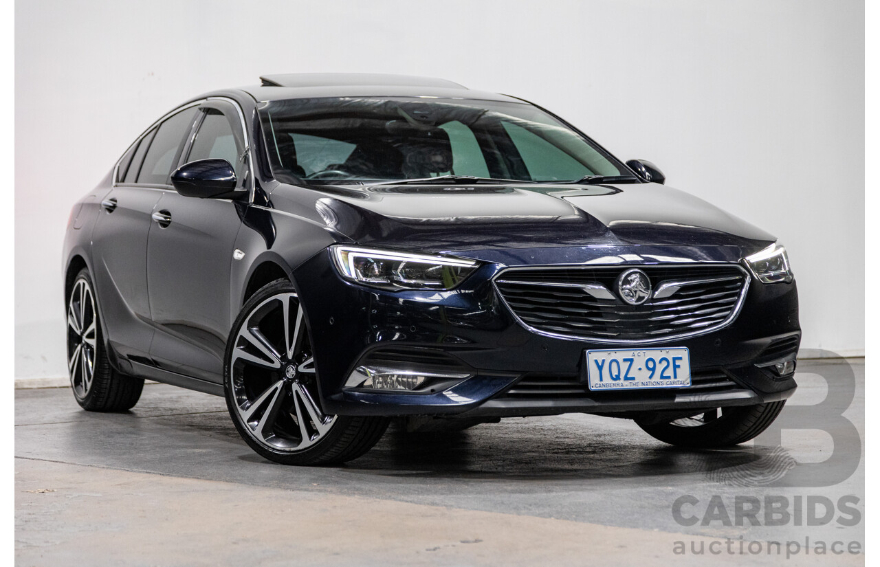 08/2018 Holden Calais V (AWD) ZB MY18 4d Sedan Darkmoon Blue Metallic 3.6L