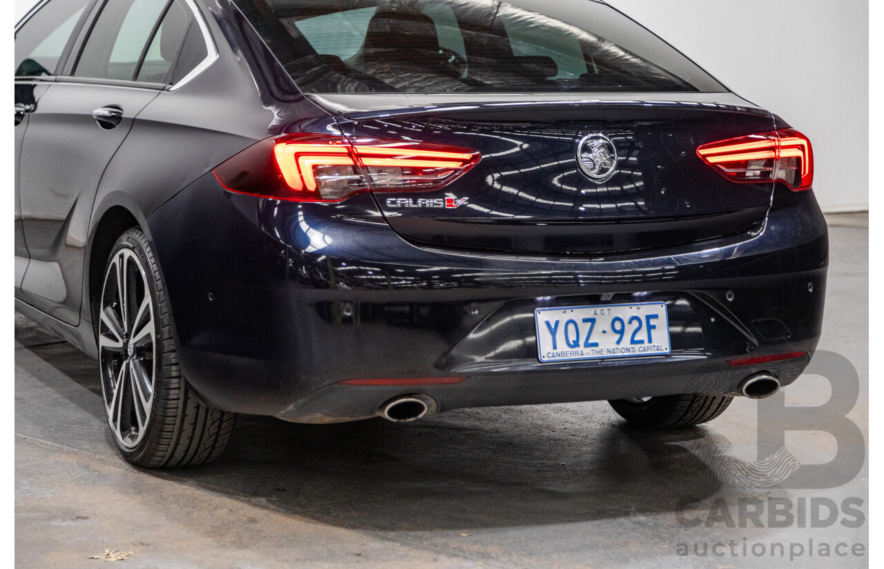 08/2018 Holden Calais V (AWD) ZB MY18 4d Sedan Darkmoon Blue Metallic 3.6L