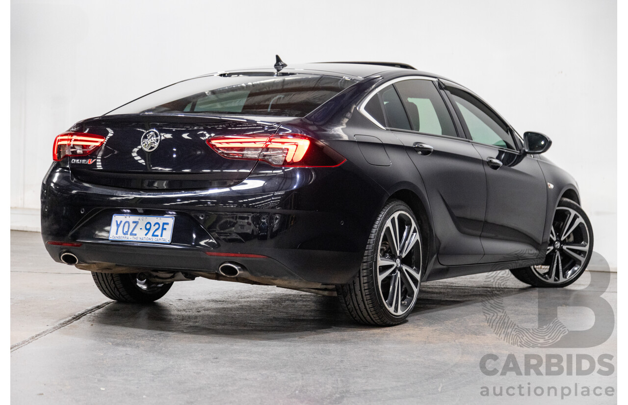 08/2018 Holden Calais V (AWD) ZB MY18 4d Sedan Darkmoon Blue Metallic 3.6L