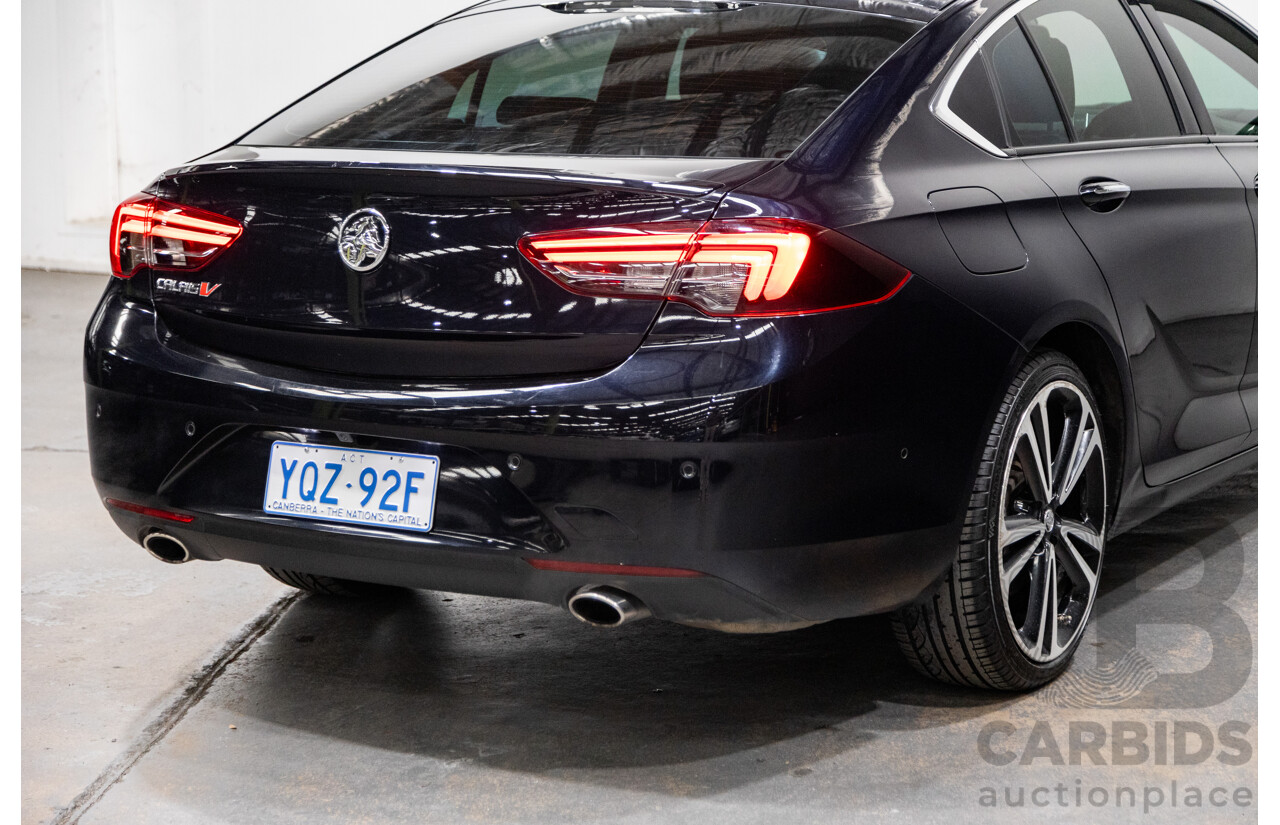 08/2018 Holden Calais V (AWD) ZB MY18 4d Sedan Darkmoon Blue Metallic 3.6L