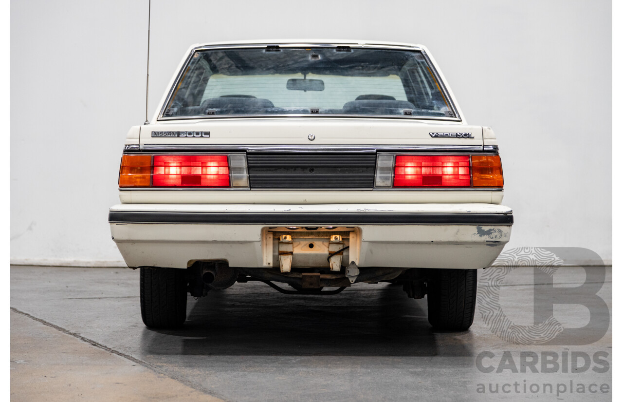 1/1985 Nissan 300 C (Cedric) PY30 4d Sedan White 3.0L