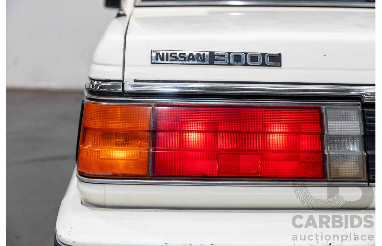 1/1985 Nissan 300 C (Cedric) PY30 4d Sedan White 3.0L