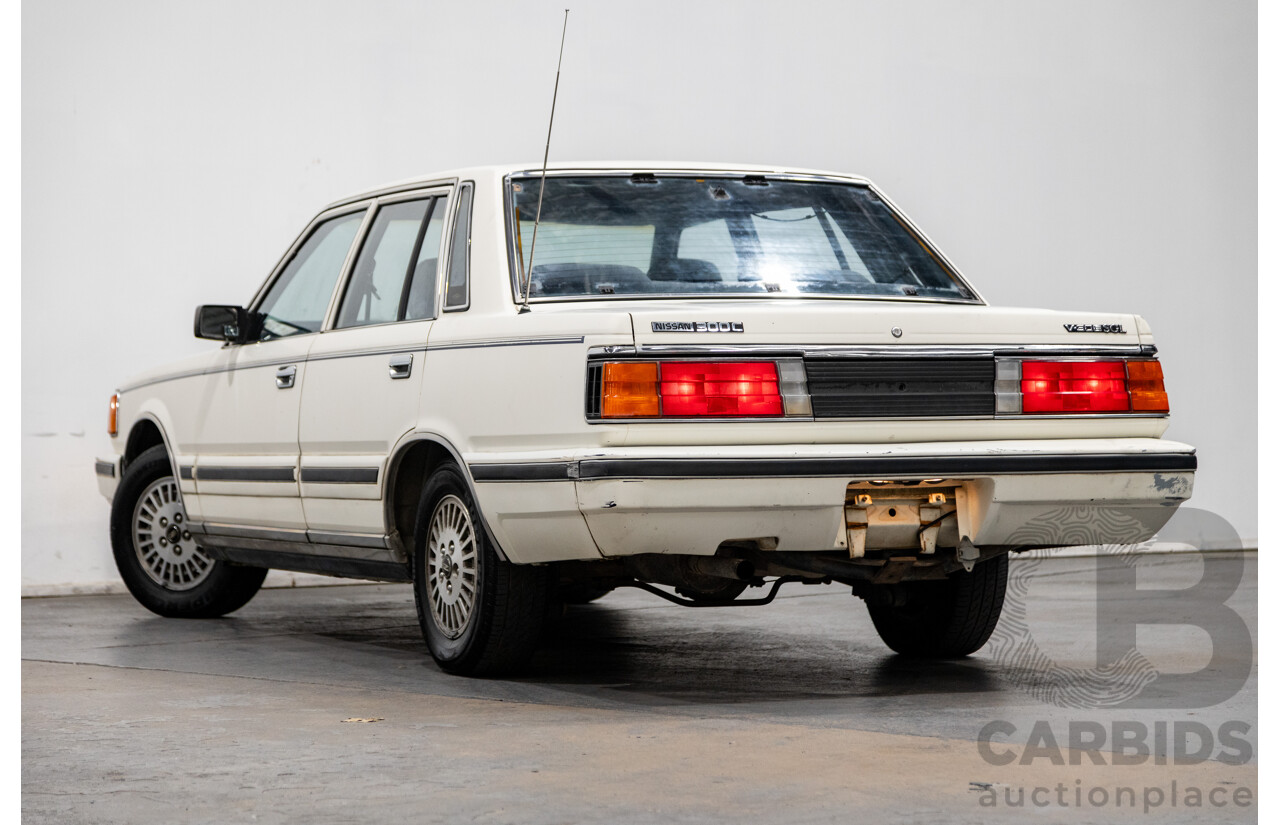 1/1985 Nissan 300 C (Cedric) PY30 4d Sedan White 3.0L