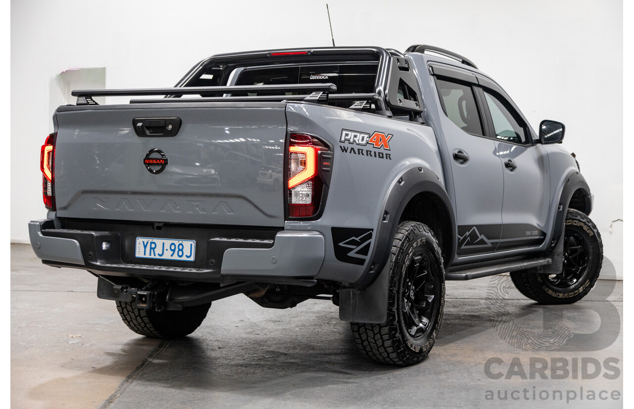 04/2022 Nissan Navara PRO-4X Warrior (4x4) D23 MY22 4d Dual Cab Stealth Grey Twin Turbo Diesel 2.3L