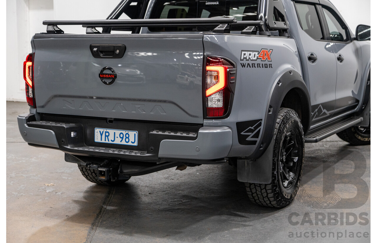 04/2022 Nissan Navara PRO-4X Warrior (4x4) D23 MY22 4d Dual Cab Stealth Grey Twin Turbo Diesel 2.3L