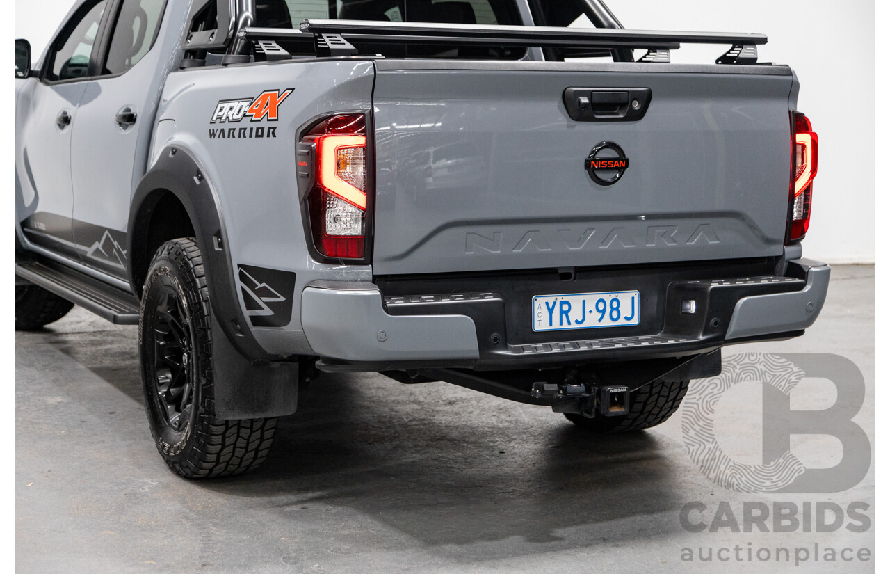 04/2022 Nissan Navara PRO-4X Warrior (4x4) D23 MY22 4d Dual Cab Stealth Grey Twin Turbo Diesel 2.3L