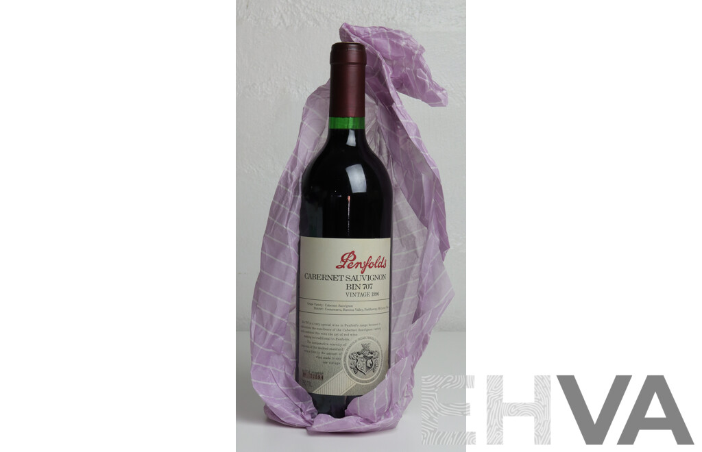Penfolds Bin 707 Cabernet Sauvignon, Vintage 1996