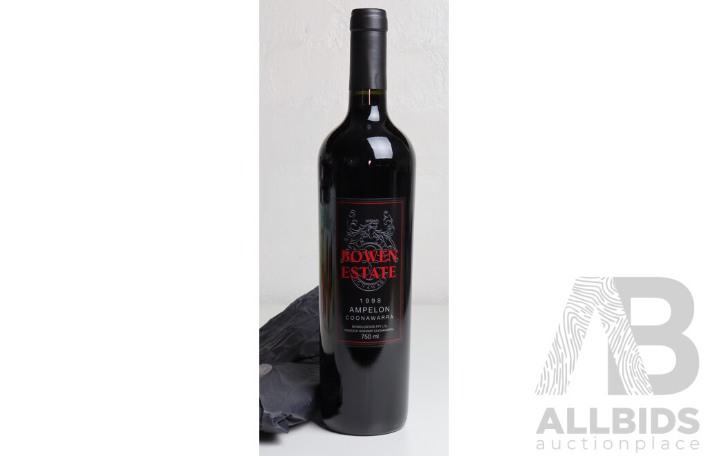 Bowen Estate Ampelon Shiraz, Vintage 1998