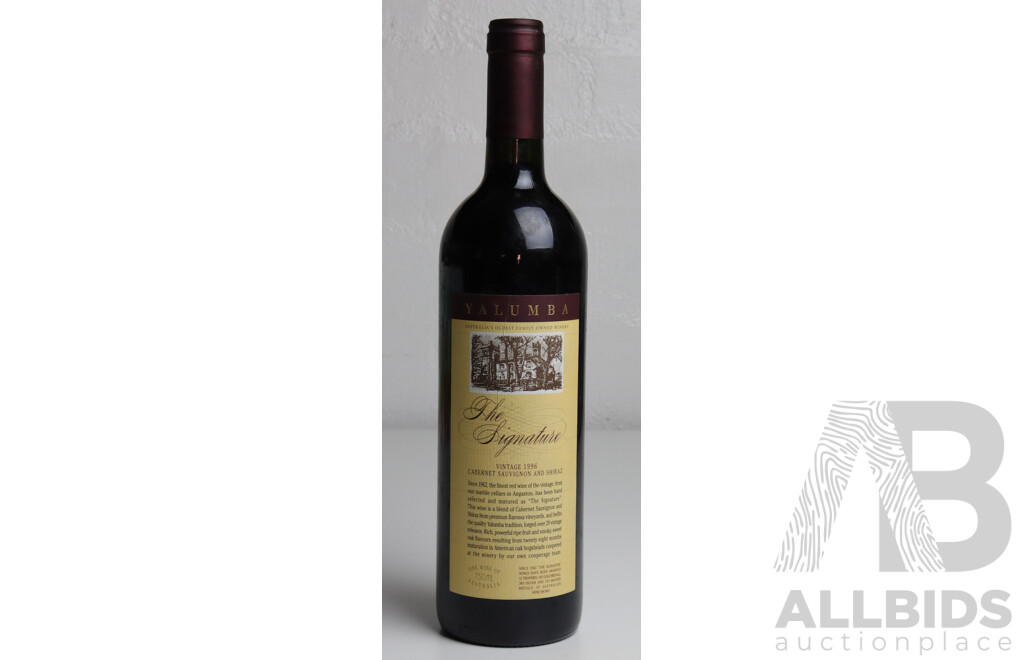 Yalumba The Signature Cabernet Sauvignon and Shiraz, Vintage 1996