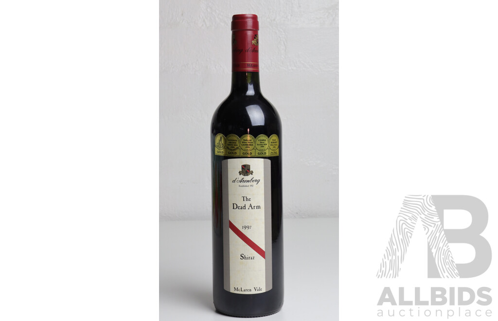 d'Arenberg The Dead Arm Shiraz, Vintage 1997