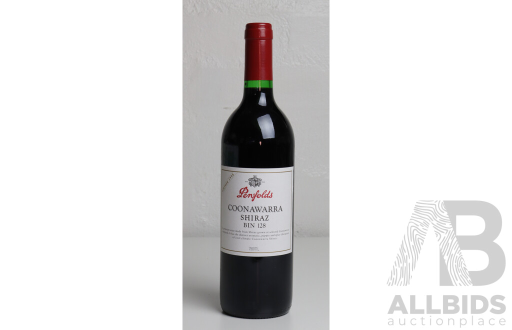 Penfolds Bin 128 Coonawarra Shiraz, Vintage 1998