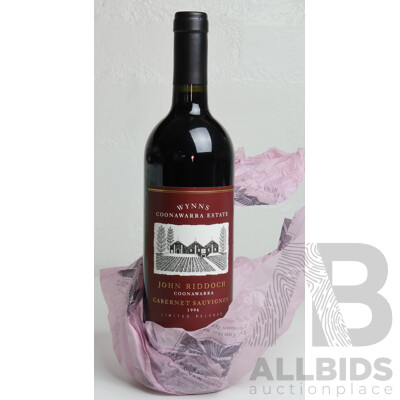 Wynns Coonawarra Estate John Riddoch Cabernet Sauvignon, Vintage 1996