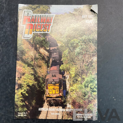 Collection of Railway Digest Magazine Issued 1986,1987,1988,1992,1993  - Lot of 22