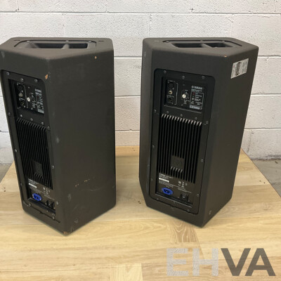 2x YAMAHA DSR112 Powered Speaker