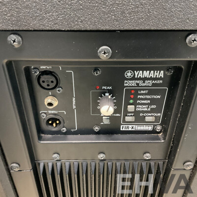 2x YAMAHA DSR112 Powered Speaker