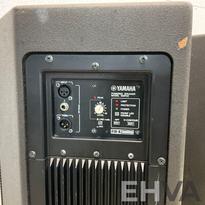2x YAMAHA DSR112 Powered Speaker