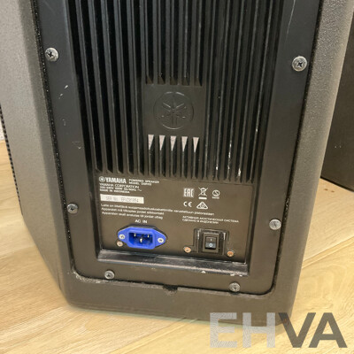 2x YAMAHA DSR112 Powered Speaker