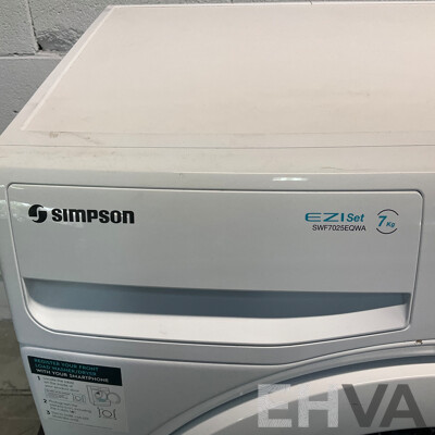 Simpson EZIset (SWF7025EQWA) 7kg Washing Machine