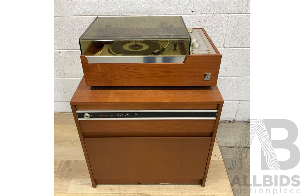 Vintage KRIESLER Q4 Stereo System & Record Player