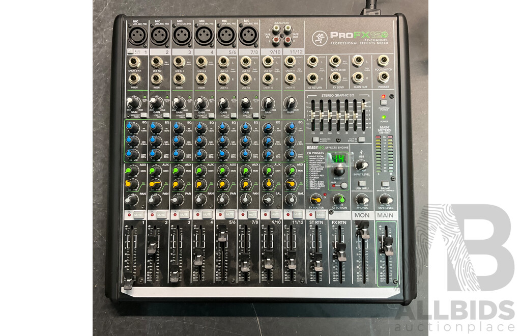 PRO FX12v2 12-Channel Professional Effects Mixer