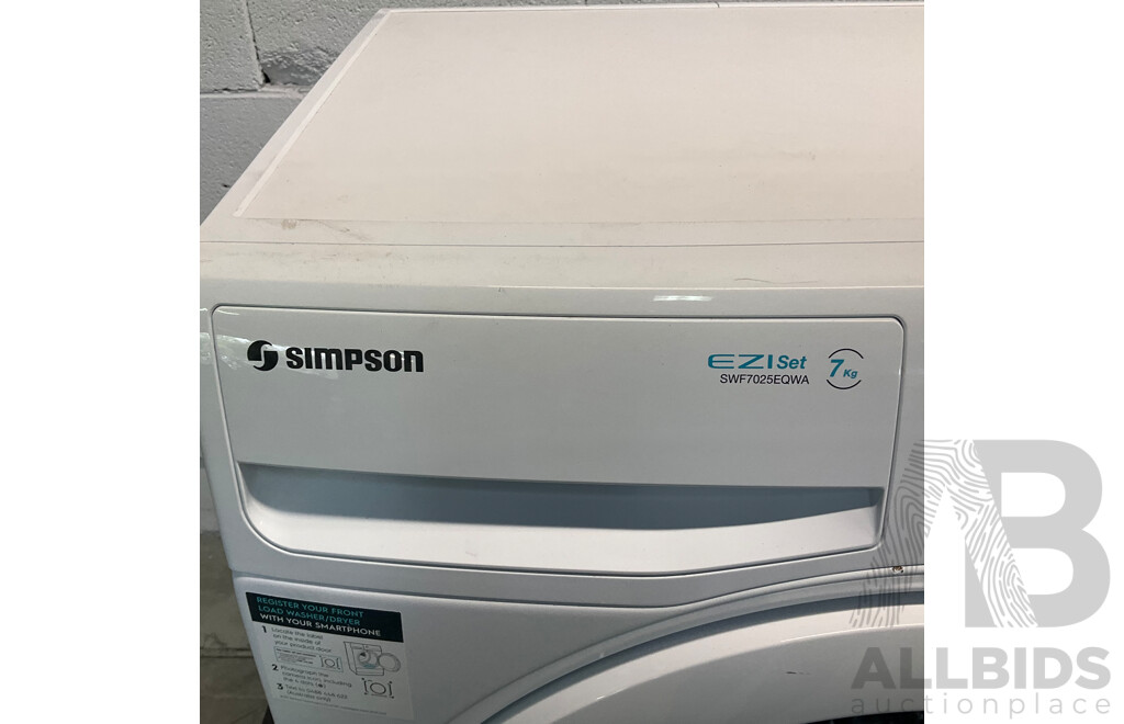 Simpson EZIset (SWF7025EQWA) 7kg Washing Machine